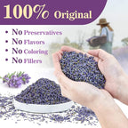 Sukh 200g Dried Lavender Buds- Organic Flowers Sachet for Drawers and Closets Flowers Bags Scents Lavender Sachet Bags Bulk