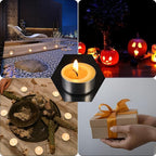 48 Pack Beeswax Tealight Candles Bulk,Pure Natural Bees Wax in Aluminum Shell - 4 Hour Extended Burn Time,Smokeless Tea Light Candles for Home Deco,Table centerpieces