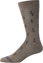 Nautica Mens Dress Socks - 5 Pack Breathable Comfort Stretch Crew-Length Work Socks for Men for Business Formal Wear (6-12.5)