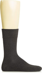 Hugh Ugoli Mens Cotton Dress Socks, Plain Colors, Regular Fit, Crew, Casual Socks, Shoe Size 6 to 15 (3 Pack)