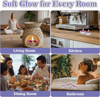 Tea Lights Candle Set - 25 Pcs Mini Tealight Candles Unscented Votive Soy Candle for Home, Pool, Emergencies, Halloween - Medium Slate Blue