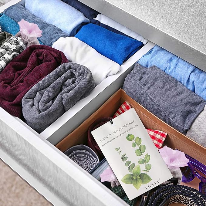 14 Packs Eucalyptus Peppermint Scented Sachets fit Drawers and Closets