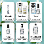 Poo-Pourri Before-You-Go Toilet Spray, Fresh Air, 4 Fl Oz, Up to 200 Uses, Bathroom Odor Deodorizer , Plant-Based with Essential Oils, for Home or Work, Jasmine, Fresh Air and Mint Scent
