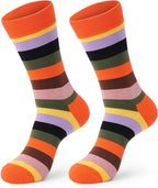 HHX YONLEE Dress Socks 5/6/10 Pairs Crew Argyle Colorful Cotton Novelty Casual Happy Fun