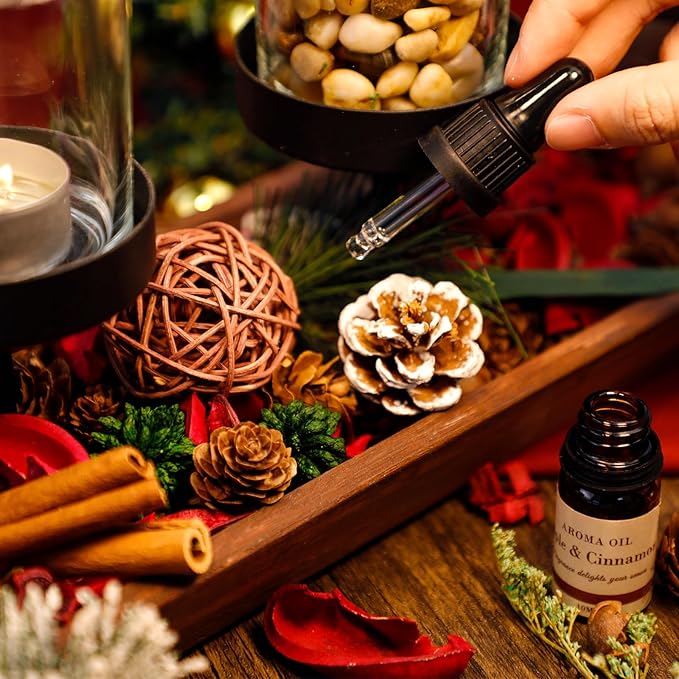 SCENTORINI Potpourri Bags, 14 oz Scented Potpourri with Fragrance Vial, Decorative Bowl Vase Filler for Christams Festival Decoration