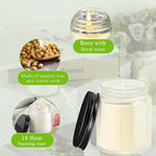 ACITHGL 36 Pcs 4oz Mini Mason Jar Candles Small Scented Candles Bulk Aromatherapy Ideal Souvenir Favors for Wedding Birthday Party (Sage, Mint, Citronella, Black)