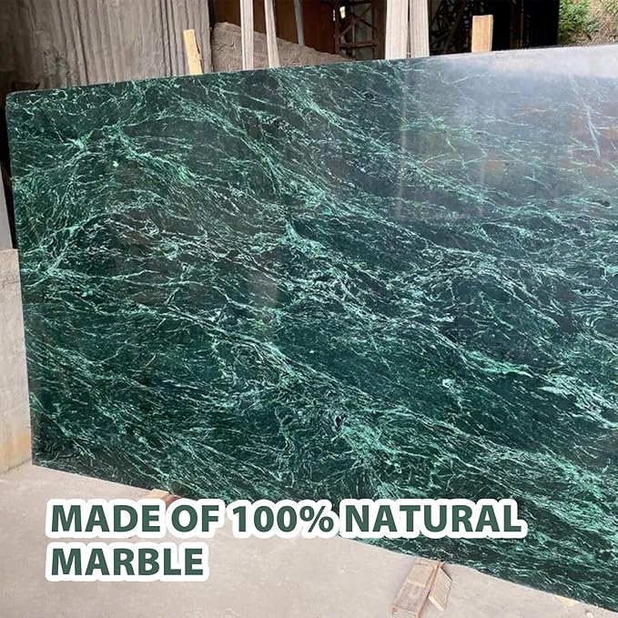 Koville Luxury Natural Indian Marble Incense Holder, Incense Holders for Sticks, Incense Burner Holder, Ideal for Meditation and Relaxing, Easy to Clean(Indian Green)