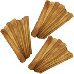TRENDBOX 30pcs Handmade Plain Wood Wooden Incense Stick Holder Burner Ash Catcher Natural Design Buddhist