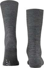 FALKE Men's Airport Dress Socks, Premium Merino Wool Cotton Blend, Sustainable Luxury, Eco-Friendly Business Casual, 1 Pair