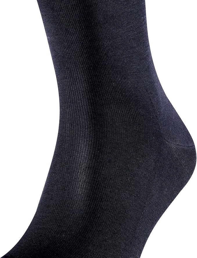 FALKE Men's Tiago Dress Socks, Sustainable Cotton, Crew, 1 Pair
