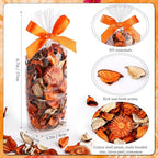 Nuanchu 6 Pcs Fall Citrus Potpourri Bags, Citrus Orange Scented Bowl Vase Filler Autumn Decorative Dried Flower for Home Drawer Car Fragrance Sachet Closet, Thanksgiving Decor Gift