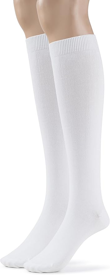 Silky Toes Mens Modal Knee High Socks 2-4 Pk Long Tube Over the Calf Dress Socks