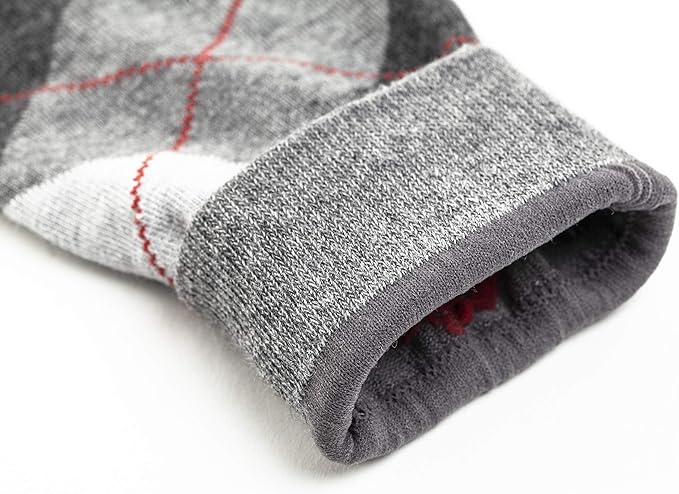Men’s Argyle Dress Socks, Combed Cotton, Pack of 3