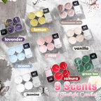 108 Pcs Scented Tea Lights Candles Mini Scented Tealight Candles Bulk for Burning Approximately 4 Hours Time(Mix)