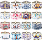 Scented Soy Wax Travel Tin Jar Candles - 2.5 OZ Gifts for Home, Mom - Christmas, Birthday, Thanksgiving, Mother's Day - 16 Pack