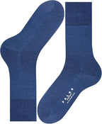 FALKE Men's Airport Dress Socks, Premium Merino Wool Cotton Blend, Sustainable Luxury, Eco-Friendly Business Casual, 1 Pair