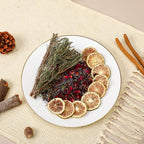 6 Pack Potpourri Simmer Kit 480g Christmas Stovetop Potpourri with Stickers Lemon Garden Scent Winter Natural Non Toxic Home Fragrance for Xmas Scent Stocking Stuffer Gifts