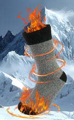 BomKinta Thermal Socks Men - Winter Warm Socks for Cold Weather Crew Socks - Cozy Soft Thick Christmas Boot Socks Size 7-11