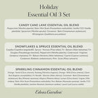 Edens Garden Christmas Essential Oil Blends Holiday 3 Set – 100% Pure Therapeutic Grade, Natural & Free of Fragrance Oil – for Autumn & Winter Festive Season - Ideal for Home Diffusers, 10 ml/ 3 Pack