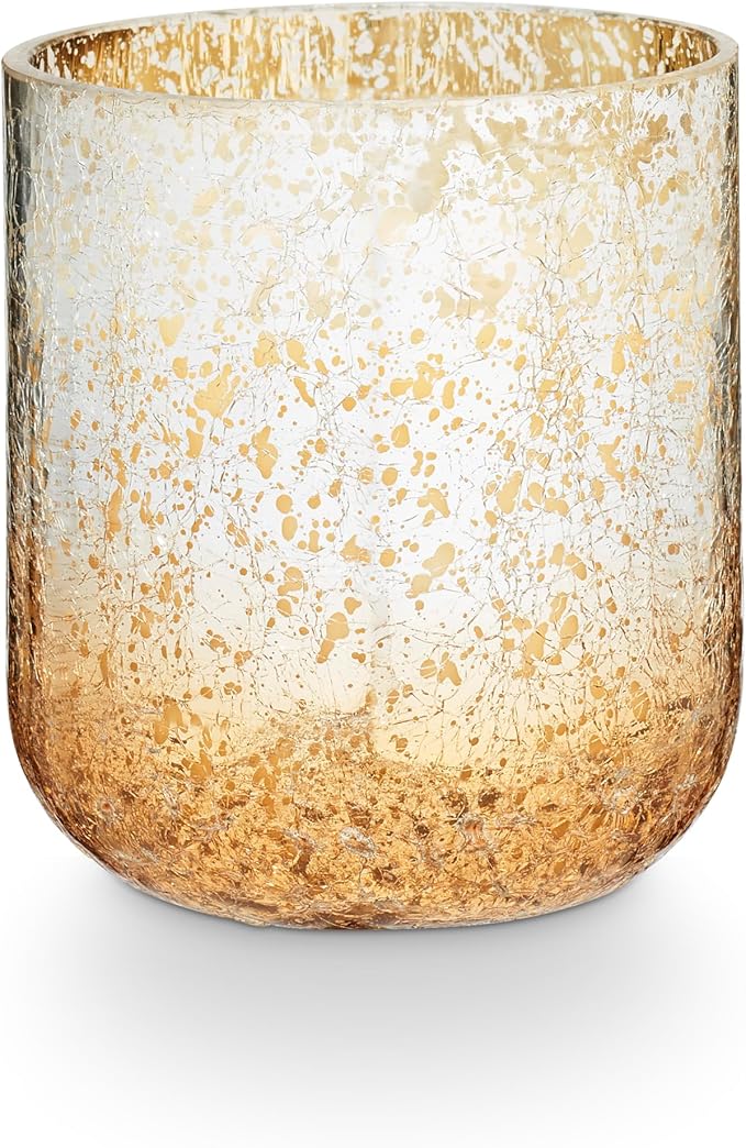 ILLUME Noble Holiday Balsam & Cedar Small Crackle Glass Candle
