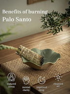 Incense Holder with 3 Incense Sockets 6 Inch Incense Burner 4 in 1 Insence-Stick Holder Lotus-Shaped Bowl Incense Holder for Sticks Modern Incense Cone Burner for Yoga, Green