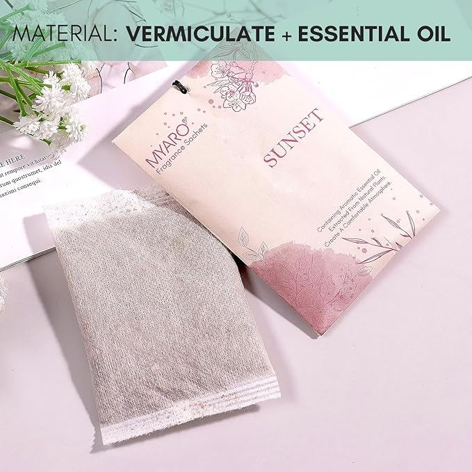 Sachets Scented for Closet and Drawer, MYARO 12 PCS Closet Odor Eliminator Air Fresheners for Home Long Lasting, Make Your House Smell Good