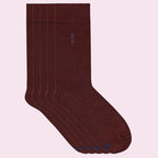VRD Men’s Dress Socks, Bamboo 5-Pack Mens Socks, Mid Calf Length, Crew Socks Gift for Men Shoe Size 8-13