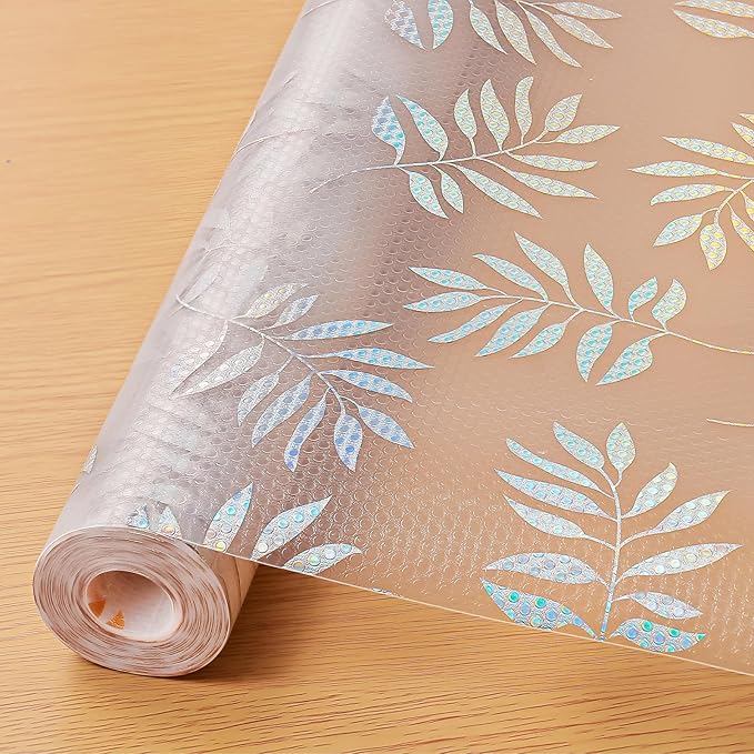 Cooyes Shelf Liner – Premium Non-Adhesive Cabinet & Drawer Liner for Kitchen – Waterproof Shelf Paper with Modern Pattern – Durable EVA Cabinet Mat – Easy to Cut