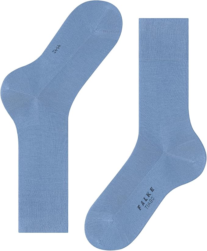 FALKE Men's Tiago Dress Socks, Sustainable Cotton, Crew, 1 Pair