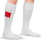 DSS KILTS-Kilt Hose, Tradional Scottish Kilt Scocks Wool Blend, Bubbled Design Kilt Socks for USA Shoe Sizes