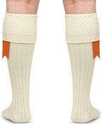 DSS KILTS-Kilt Hose, Tradional Scottish Kilt Scocks Wool Blend, Bubbled Design Kilt Socks for USA Shoe Sizes