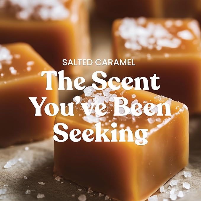 Yankee Candle Large Jar Scented Candle with up to 150 Hour Burn Time, Premium Plant Wax Blend for Consistent Burn, 22 oz Jar Candle with Room Filling Fragrance, Salted Caramel