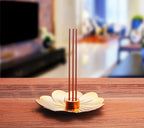 Stick Incense Burner Coil Incense Holder Nine Hole Type Design Brass
