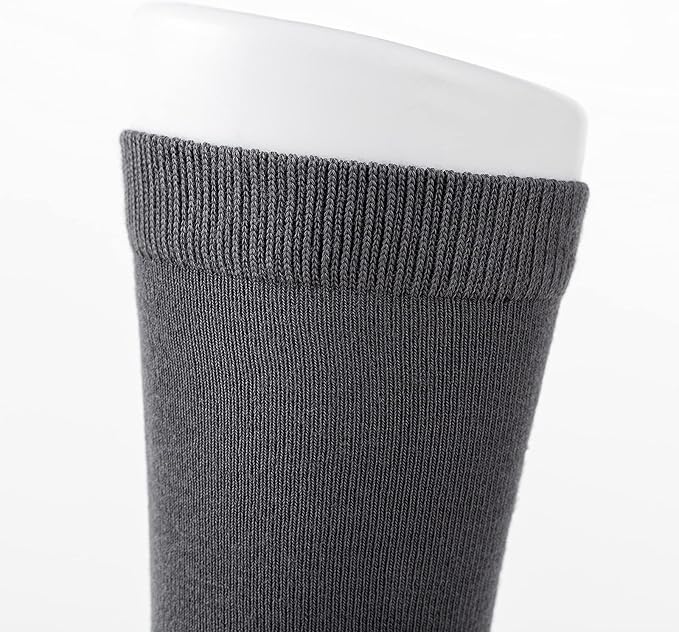 Sock Amazing Unisex Bamboo Rayon Socks Super Soft Black Crew Socks 8 Pack