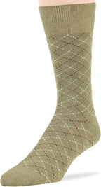 7BigStars Mens Dress Socks – 4 Pack Bamboo Crew Fit, Solid or Patterned, Thin Seamless Breathable Business