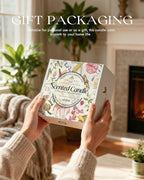 AOOVOO Calm Candles Set for Women - 4 Pack Candles for Home Scented, 28 oz 200 Hour Burn, Aromatherapy Candle with Crystals, Lavender Calm/Jasmine Serenity/Water Lily Pear Harmony/Patchouli Balance