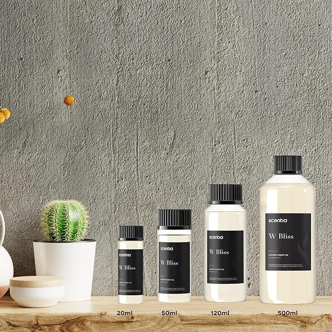 W Magic Hotel Diffuser Oil Inspired by 5-Star Hotel - 50 mL 1.69 fl oz - Fragrance Oil Blend Bergamot, Lemongrass & Jasmine for Aromatherapy Diffusers and Humidifiers