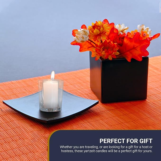 Only Kosher Candy Neronim 4 Hours Burning Time Votive Shabbat Candle, Traditional Shabbos Candles, 72 Pack