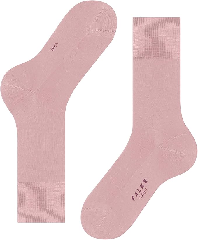 FALKE Men's Tiago Dress Socks, Sustainable Cotton, Crew, 1 Pair