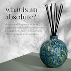 LAFCO New York Absolute Collection Reed Diffuser, Forest Oakmoss - 15 oz - Up to 1 Year Fragrance Life - Reusable, Hand Blown Glass Vessel - Nylon Reeds - Made in The USA