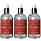 Muse Apothecary Flush Ritual - Aromatic & Refreshing Toilet Spray, Use Before You Go, 8 oz, Infused with Natural Essential Oils - Fresh Snow, Pack of 3