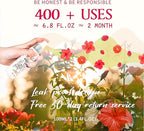 Clean-n-Fresh Toilet Spray 6.8 Oz, Hibiscus Scent, Bathroom Odor Deodorizer, A Great Air Freshener for Room, Home, Travel Size, Up to 400+ Uses, 2 Pack