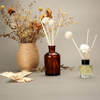 120PCS Reed Diffuser Sticks,7.5 Inch Natural Rattan Sticks,Diffuser Refills,Essential Oil Aroma Diffuser Replacements Sticks (Natural Color)