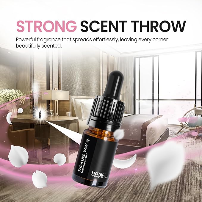 My Way Hotel Inspired Diffuser Oils | 10ml Oil Diffuser Essential Oils | Versatile and Mess-Free | Hotel Essential Oils for Diffuser by Perfa