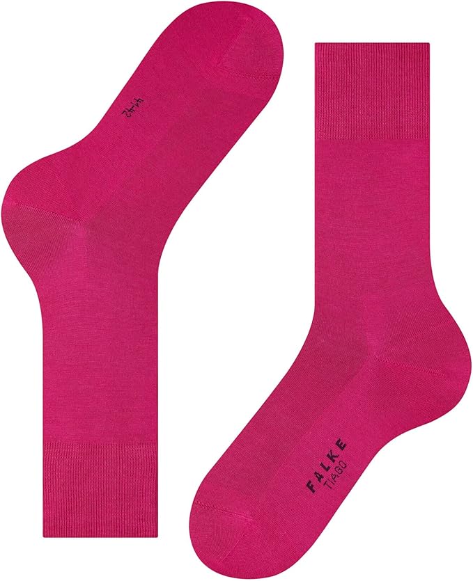 FALKE Men's Tiago Dress Socks, Sustainable Cotton, Crew, 1 Pair