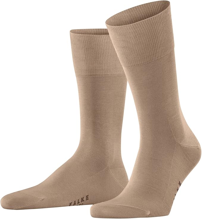 FALKE Men's Tiago Dress Socks, Sustainable Cotton, Crew, 1 Pair
