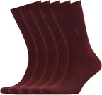 VRD Men’s Dress Socks, Bamboo 5-Pack Mens Socks, Mid Calf Length, Crew Socks Gift for Men Shoe Size 8-13