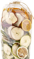 ANDALUCA Natural Vase & Bowl Fillers | Dried Orange, Apple & Citrus Slices| Home Decor (Fruit Slices)