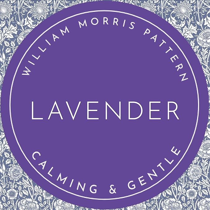 Lavender Scented Drawer Liners in a Blue William Morris Design | Pack of 5 Folded Sheets | Contains Lavender Essential Oils | Made in The UK.