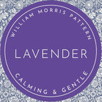 Lavender Scented Drawer Liners in a Blue William Morris Design | Pack of 5 Folded Sheets | Contains Lavender Essential Oils | Made in The UK.